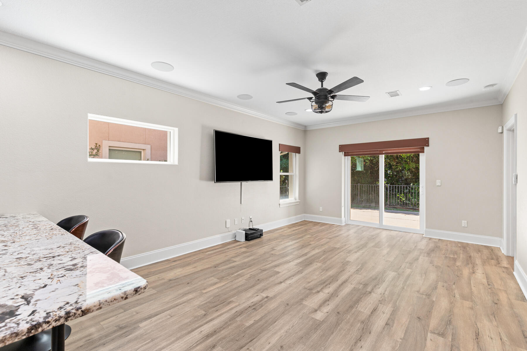 496 Soundview Court Mary Esther, FL 32569 - Photo 8 of 40 a view of a livingroom with a flat screen tv
