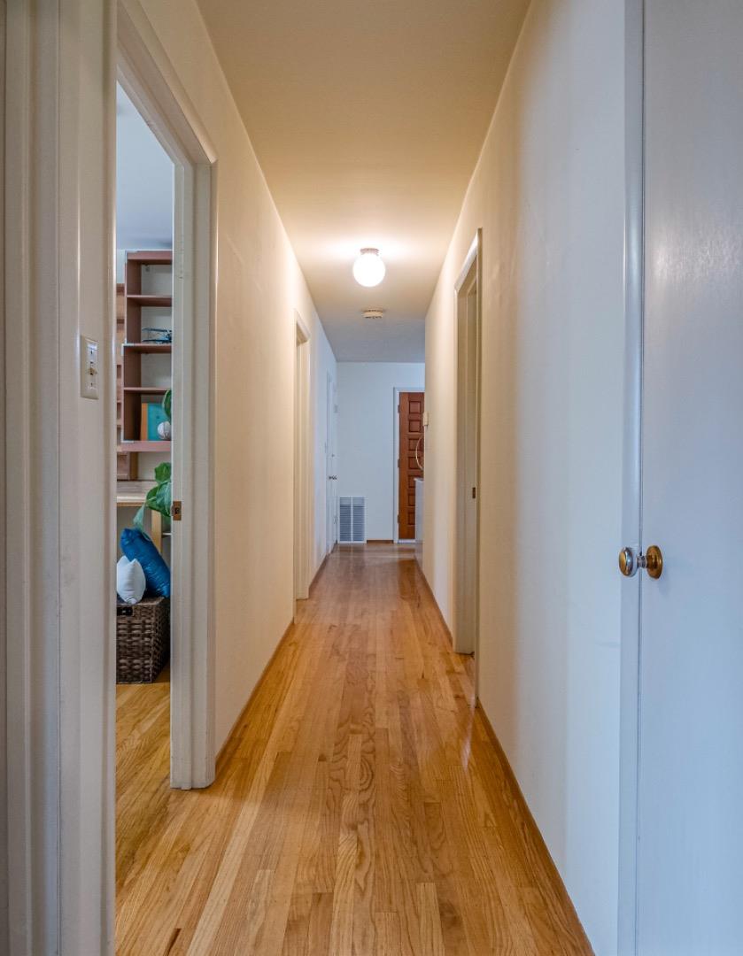 1122 Merrimac Drive Sunnyvale, CA 94087 - Photo 14 of 26 a view of hallway with wooden floor