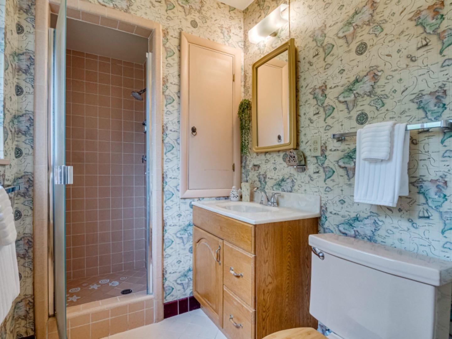 1122 Merrimac Drive Sunnyvale, CA 94087 - Photo 16 of 26 a bathroom with a sink a toilet and shower