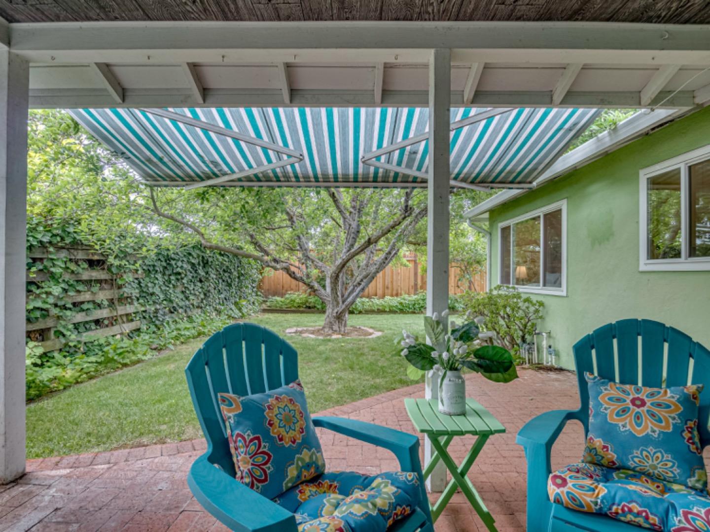 1122 Merrimac Drive Sunnyvale, CA 94087 - Photo 23 of 26 a view of balcony with furniture and garden