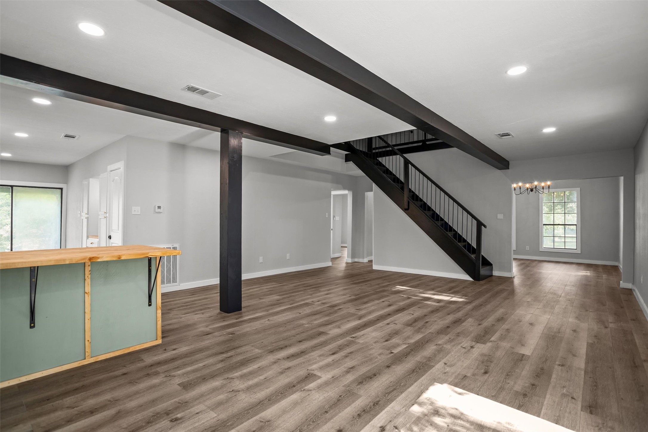 170 Noble Street Lovelady, TX 75851 - Photo 10 of 23 a view of an entryway with wooden floor
