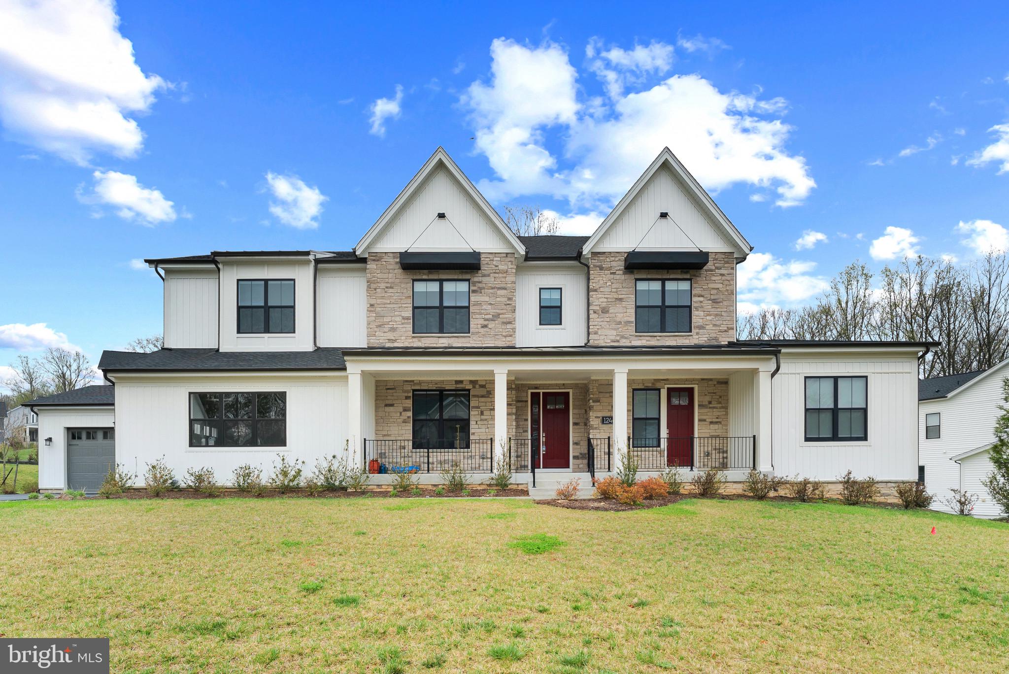 Charming modern home with inviting facade.