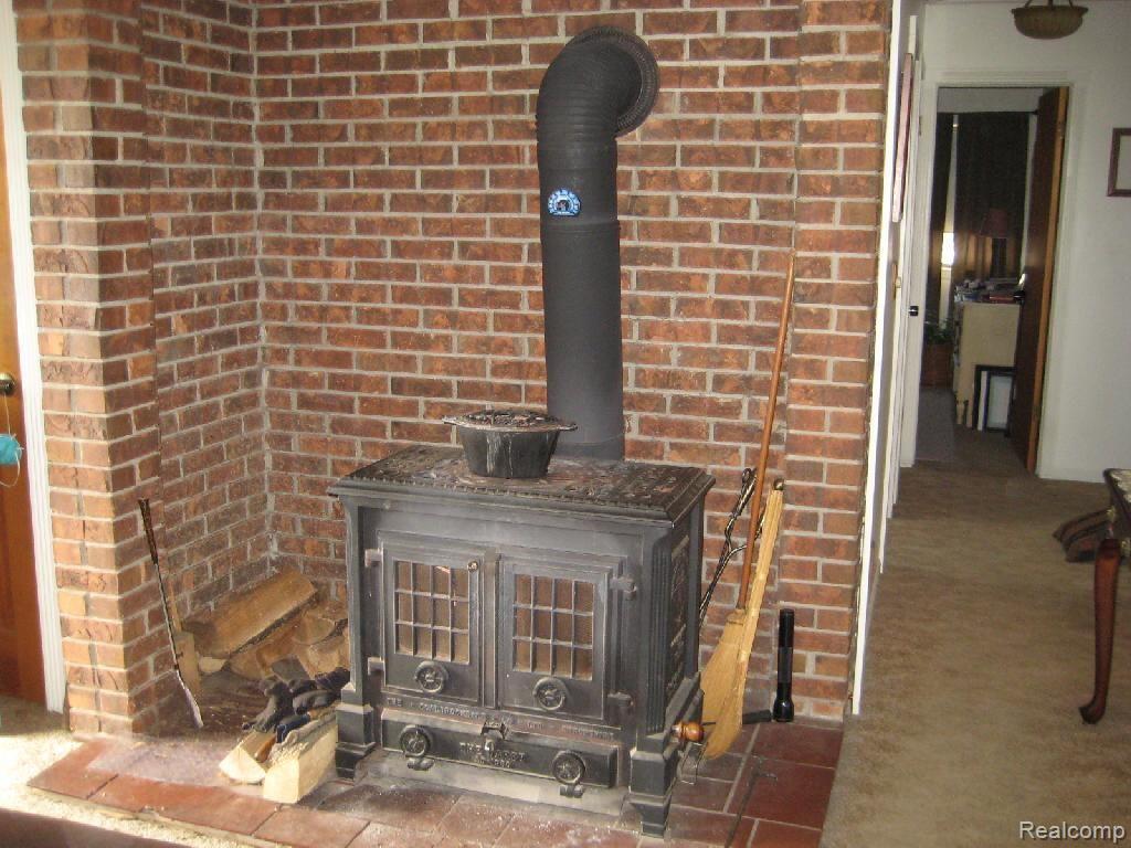wood stove to help save on heating costs