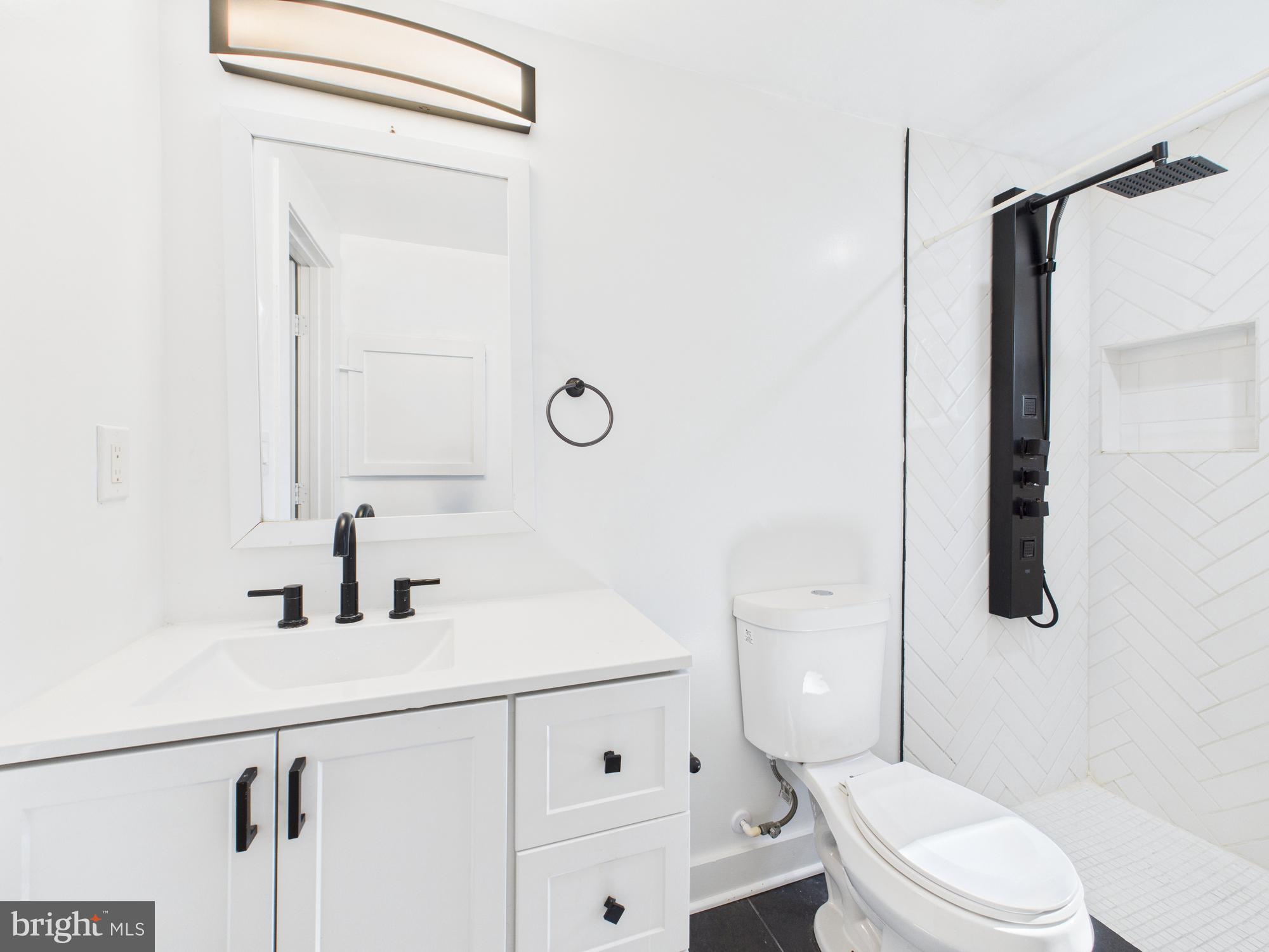 944 Balboa Avenue Capitol Heights, MD 20743 - Photo 28 of 49 a bathroom with a sink a toilet a mirror and shower