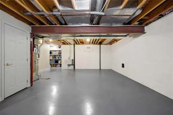 a view of a porch with backyard