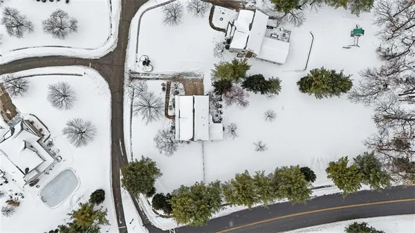 a view of city and mountain