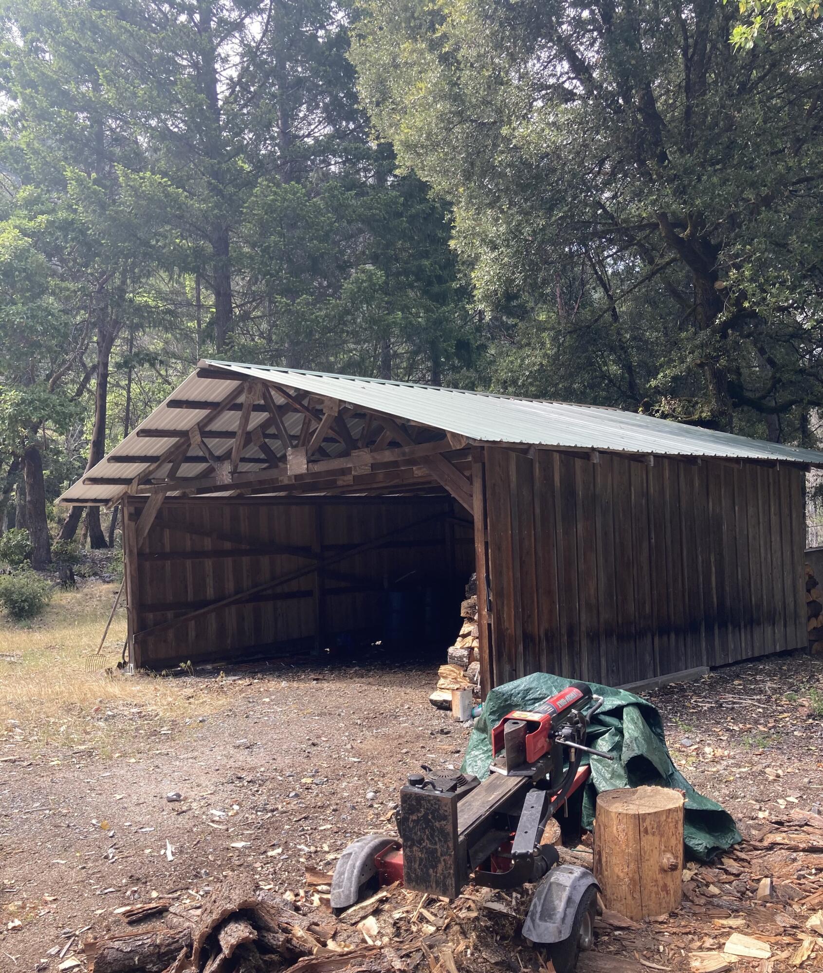 1004 Friedrich Road Burnt Ranch, CA 95527 - Photo 47 of 50 WOODSHED SPLITTER