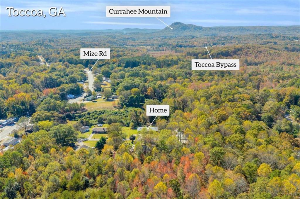 97 Williams Street Toccoa, GA 30577 - Photo 49 of 55 a view of a sign that is on a brick wall