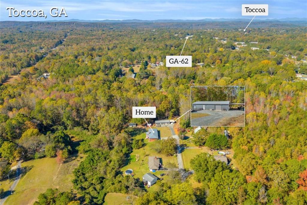 97 Williams Street Toccoa, GA 30577 - Photo 54 of 55 a view of a wall with an ocean view