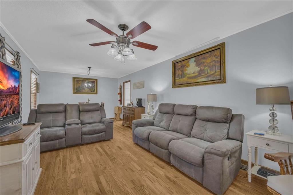 97 Williams Street Toccoa, GA 30577 - Photo 9 of 55 a living room with furniture and a flat screen tv