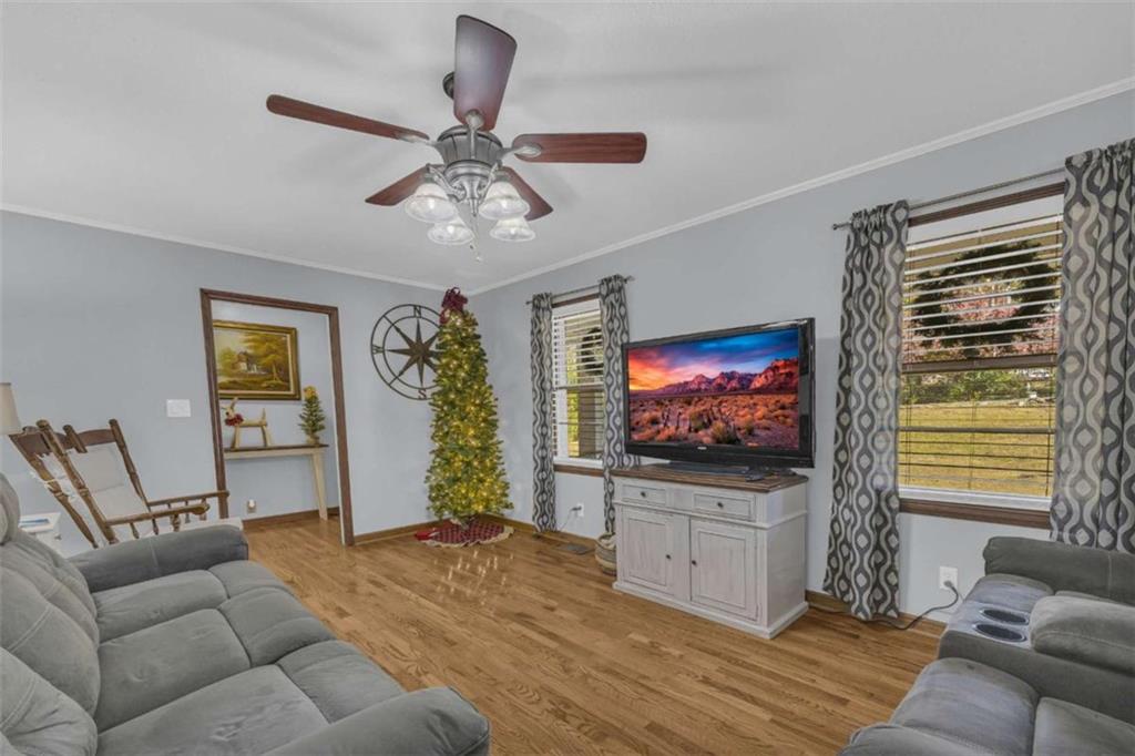 97 Williams Street Toccoa, GA 30577 - Photo 10 of 55 a living room with furniture and a flat screen tv