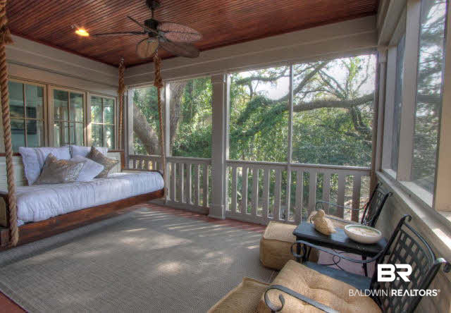 115 Oak Avenue Fairhope, AL 36532 - Photo 30 of 45 screened balcony