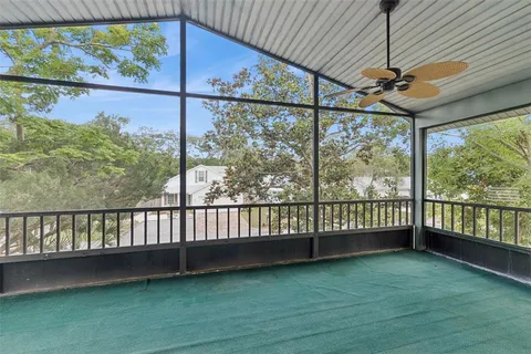 a view of a porch