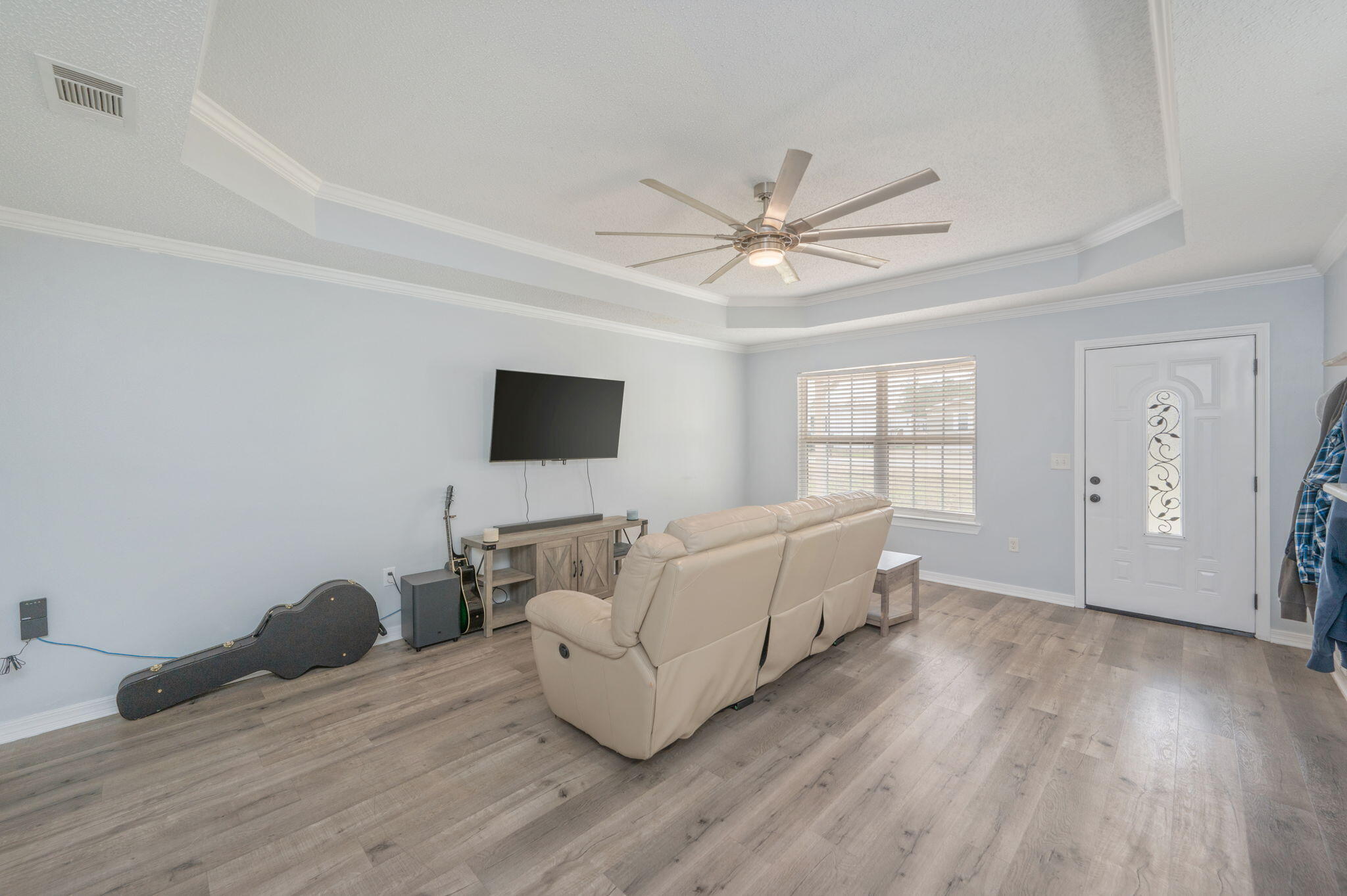 5249 Kervin Road Crestview, FL 32539 - Photo 4 of 27 a living room with furniture and a flat screen tv