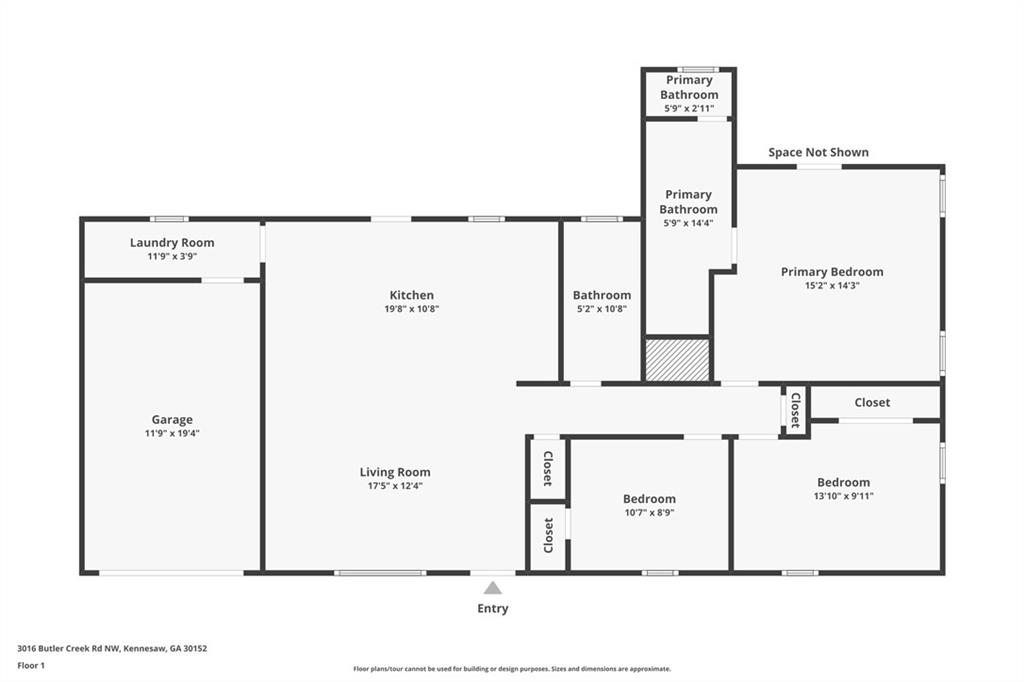 3016 Butler Creek Road Northwest Kennesaw, GA 30152 - Photo 43 of 43 a picture of a floor plan
