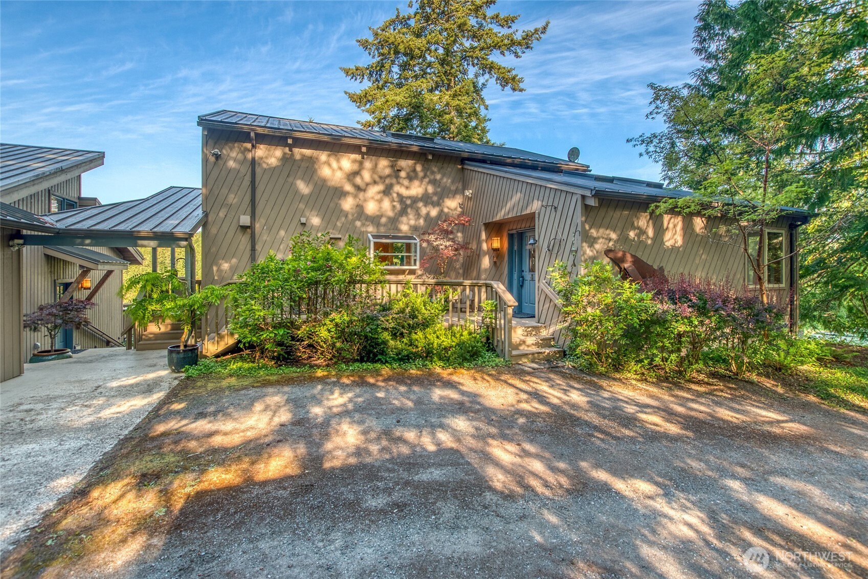 402 Cayou Valley Road Orcas Island, WA 98245 - Photo 6 of 40 a view of a house with a yard