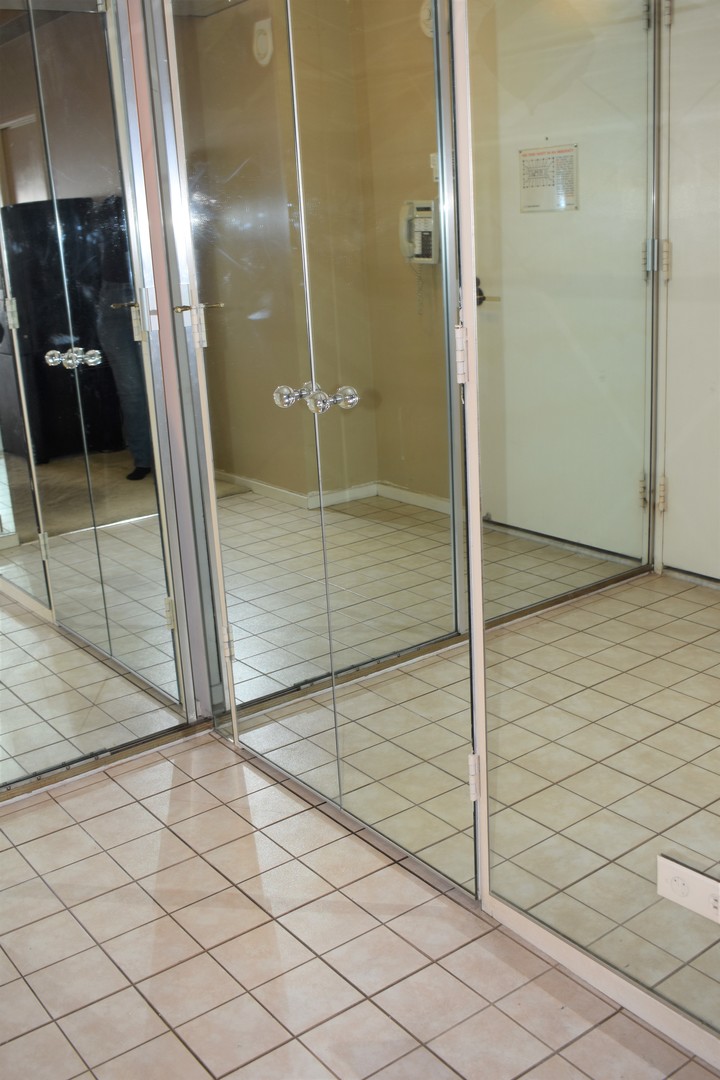 175 East Delaware Place, Unit 5501 Chicago, IL 60611 - Photo 6 of 37 a bathroom with a shower and a glass door