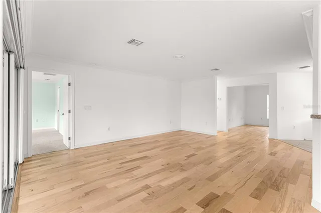 a view of empty room