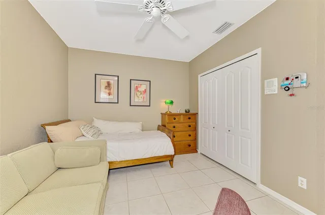 a view of a lake with outdoor space