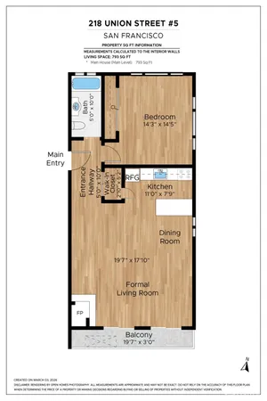 $849,000 | 218 Union Street, Unit 5, San Francisco, CA 94133