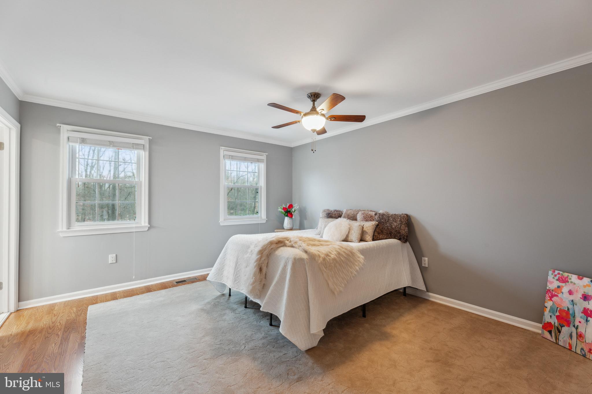 8112 Rhodell Lane Springfield, VA 22153 - Photo 9 of 15 a bed room with bed and a window