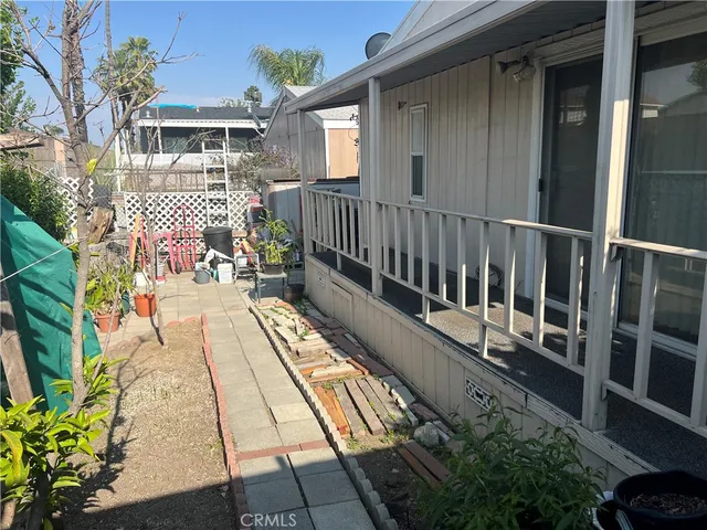 a view of a house with wooden floor