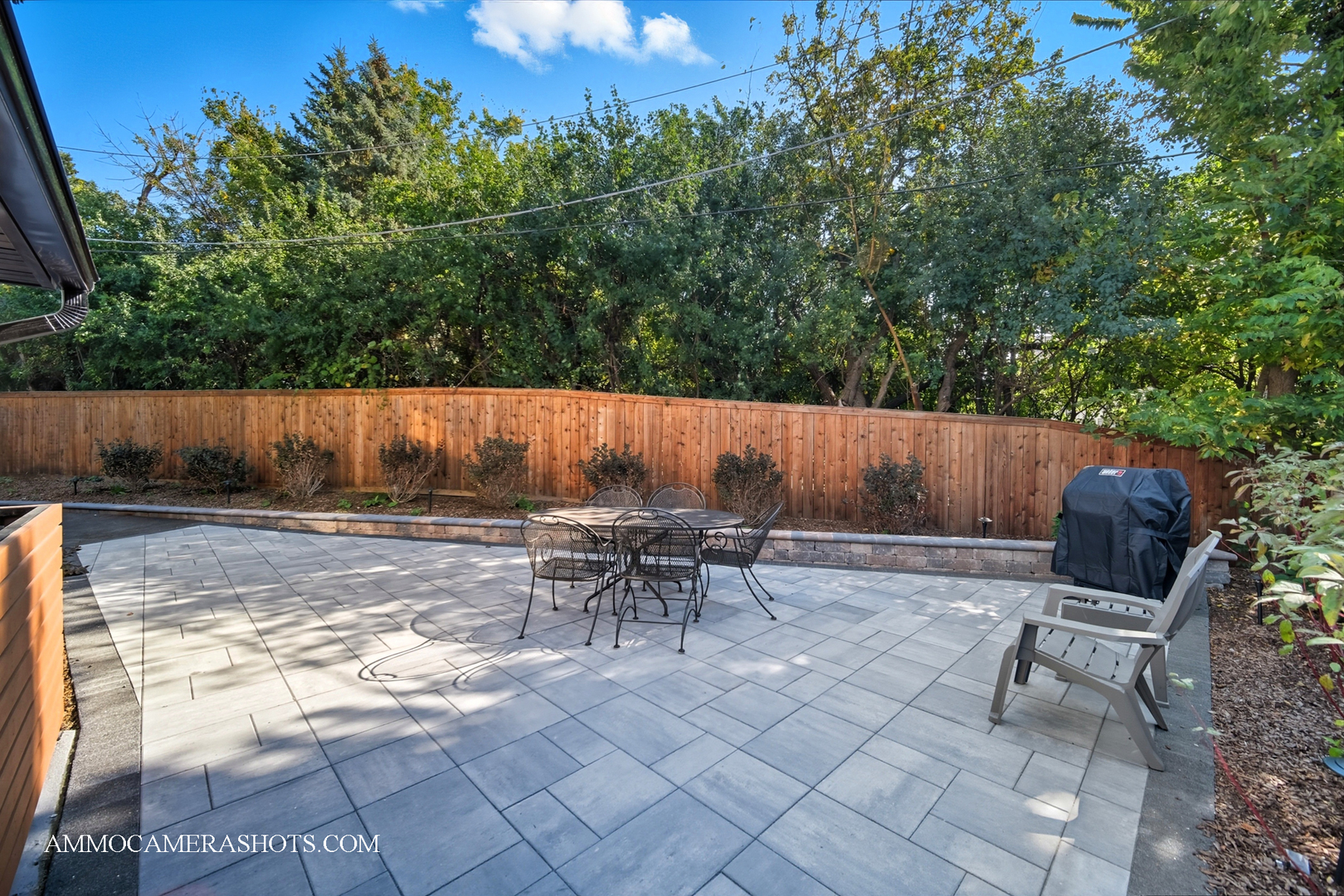 143 Ann Street, Unit 1S Clarendon Hills, IL 60514 - Photo 20 of 27 a view of backyard with seating space and trees
