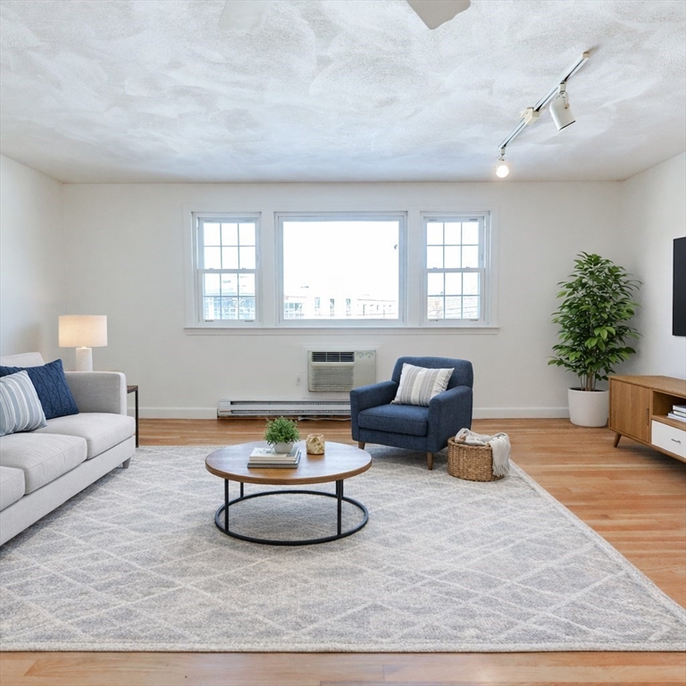 224 School Street, Unit 9 Walpole, MA 02081 - Photo 9 of 31 a living room with furniture a couch and potted plant