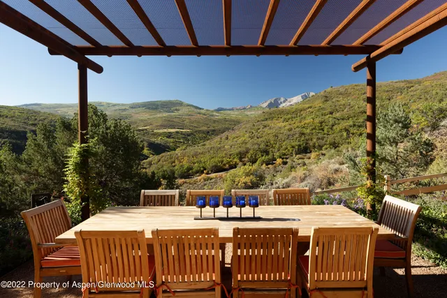 a outdoor space with furniture