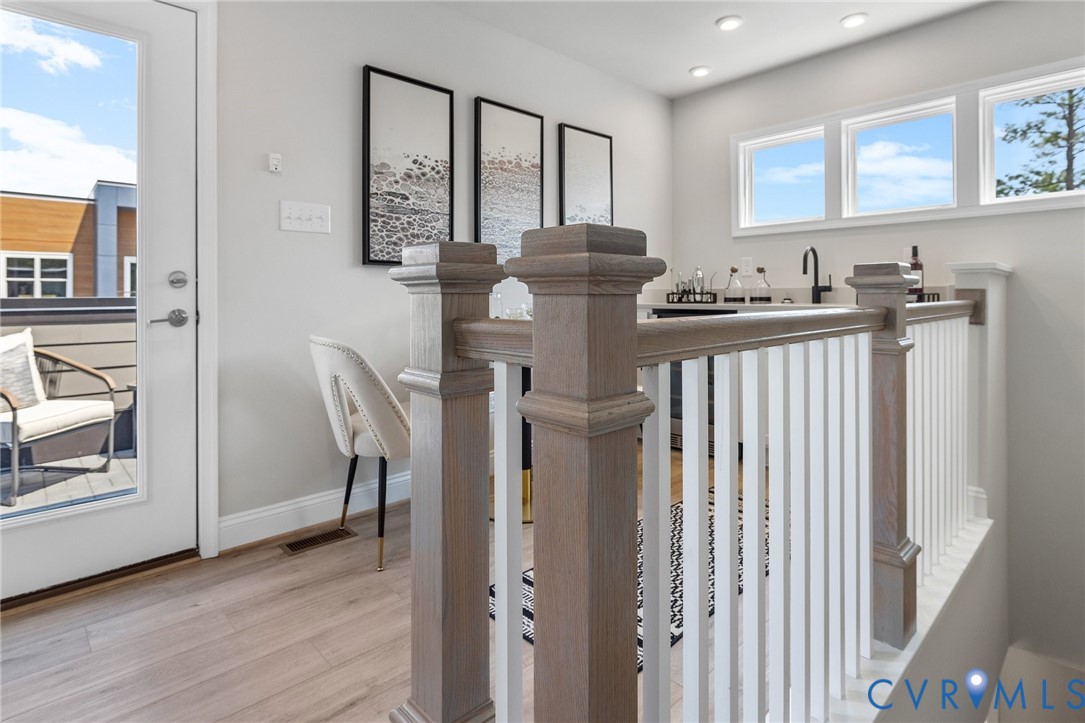 16104 Esteem Way Midlothian, VA 23113 - Photo 27 of 38 a view of a dining room with furniture window and wooden floor