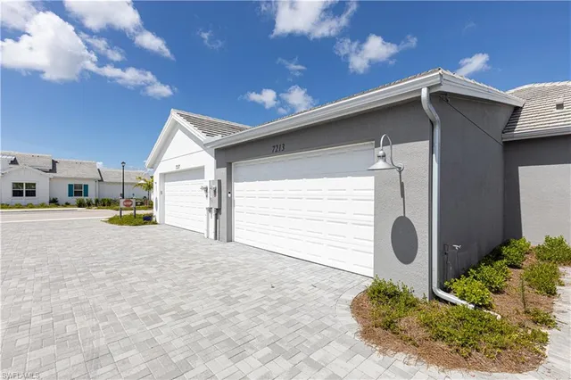 a view of a house with a patio