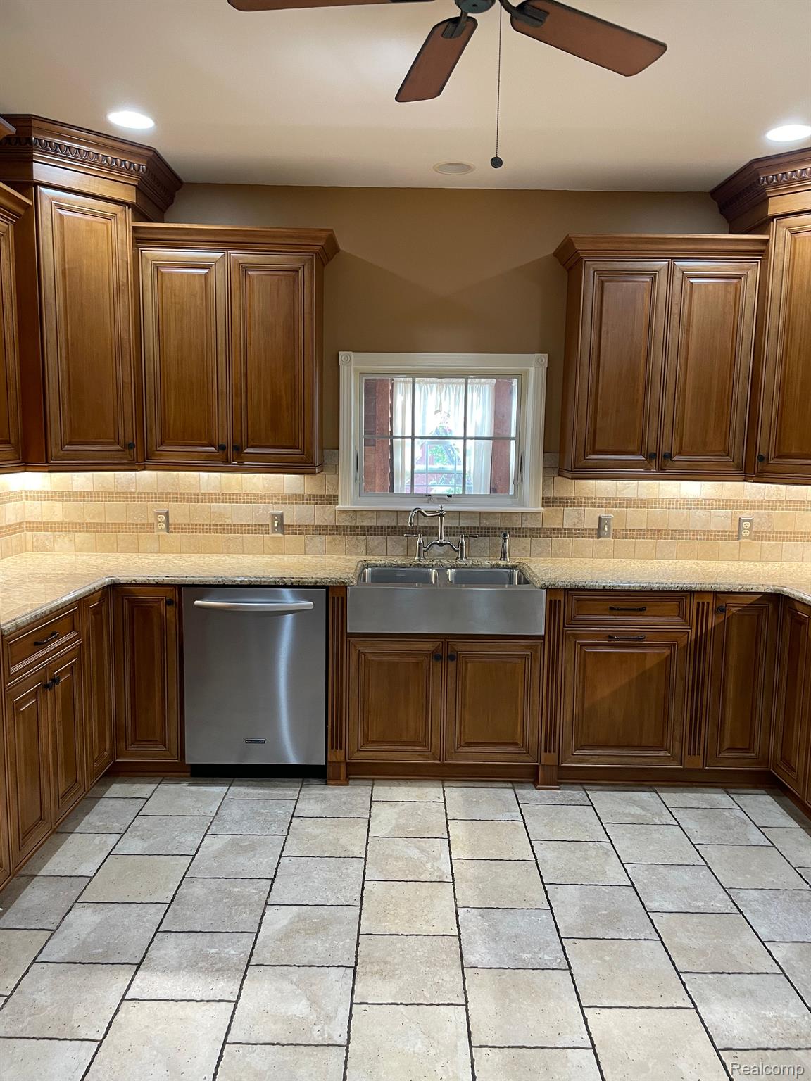 8158 Dryden Road Almont, MI 48003 - Photo 9 of 62 Granite counters and farmhouse sink