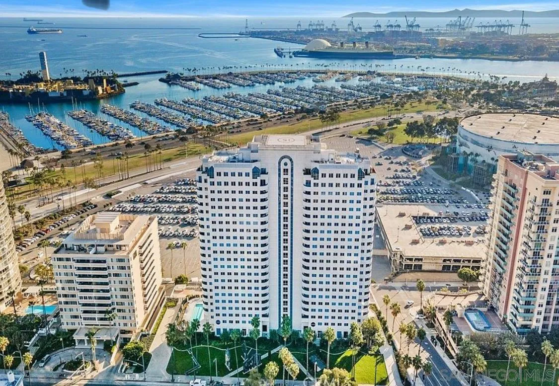 525 East Seaside Way, Unit 1607 Long Beach, CA 90802 - Photo 2 of 41 a view of a city with ocean