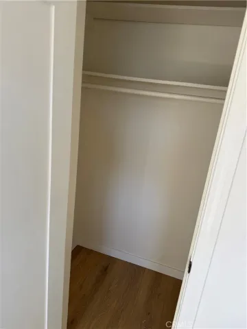 a close view of closet