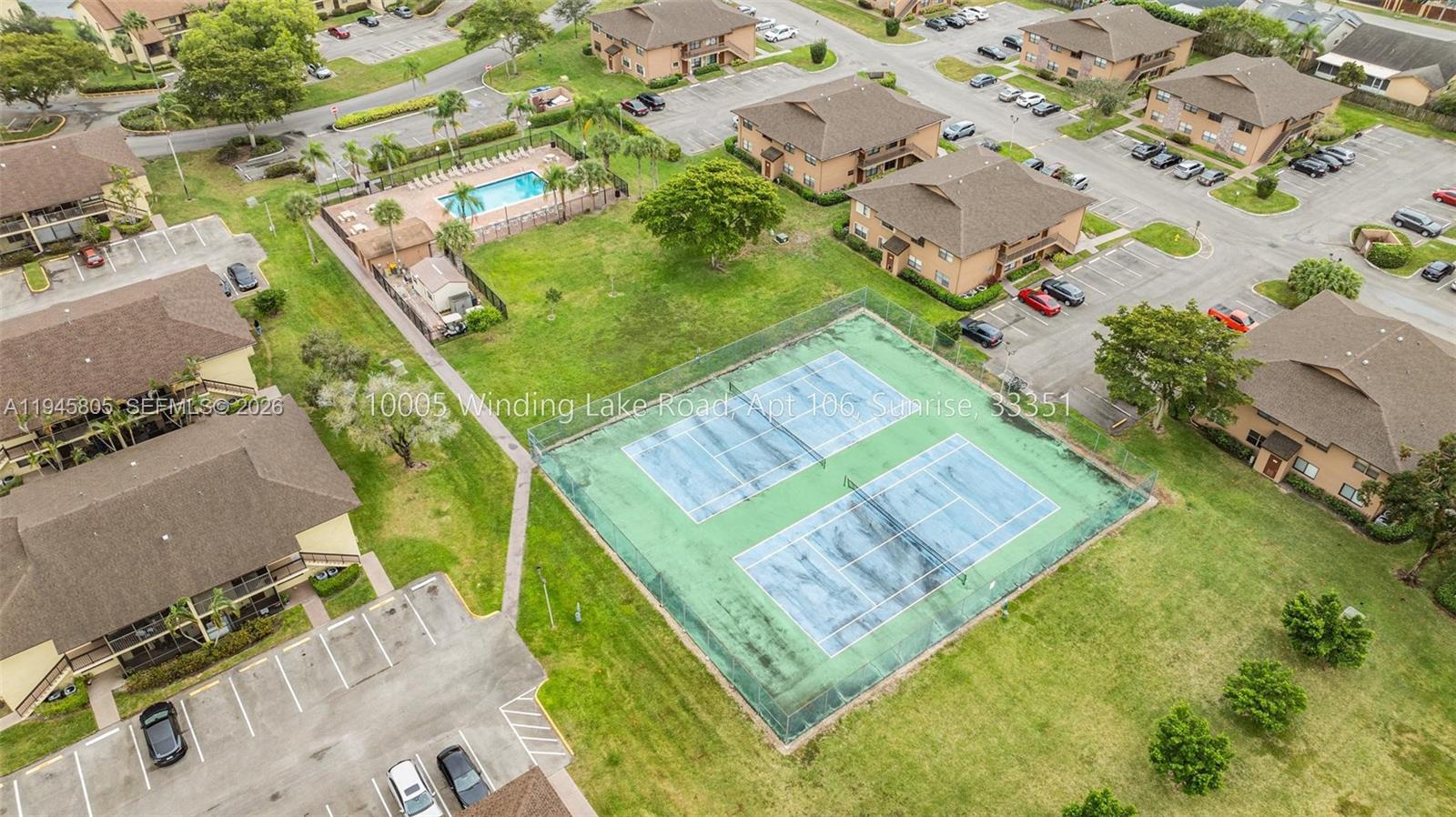 10005 Winding Lake Road, Unit 106 Sunrise, FL 33351 - Photo 40 of 41 an aerial view of a house