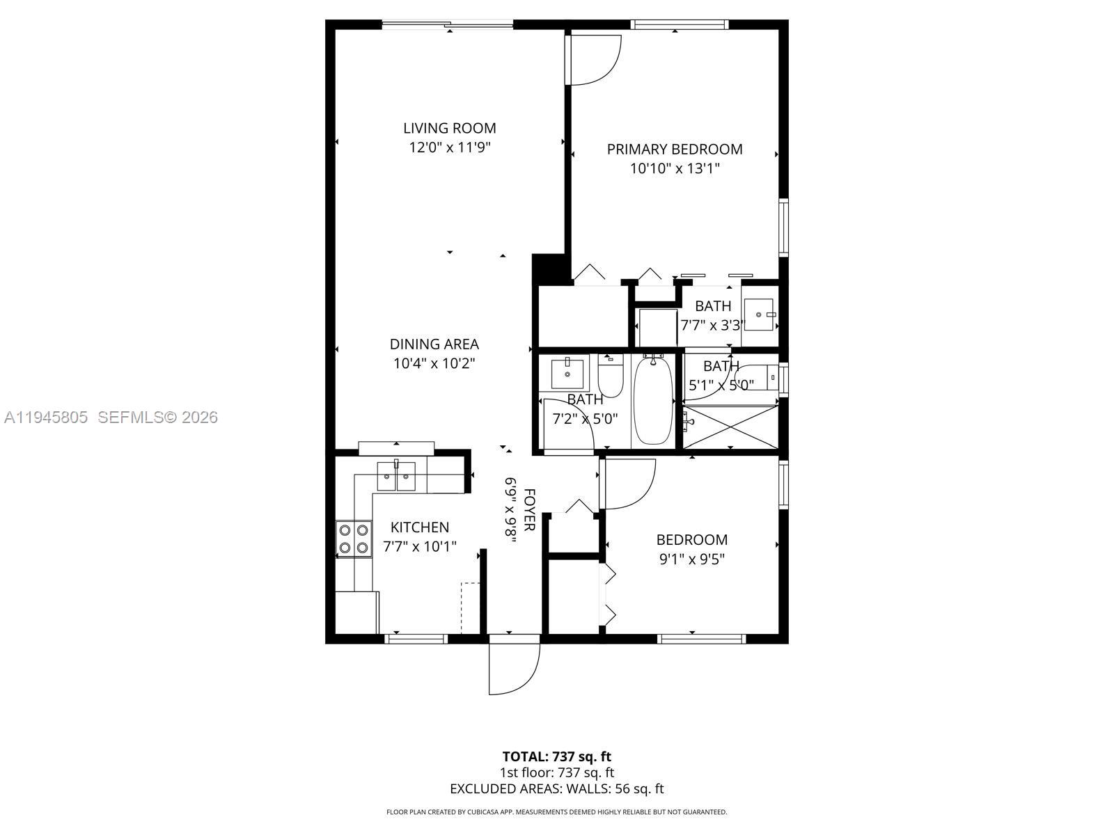 10005 Winding Lake Road, Unit 106 Sunrise, FL 33351 - Photo 41 of 41 a picture of a floor plan