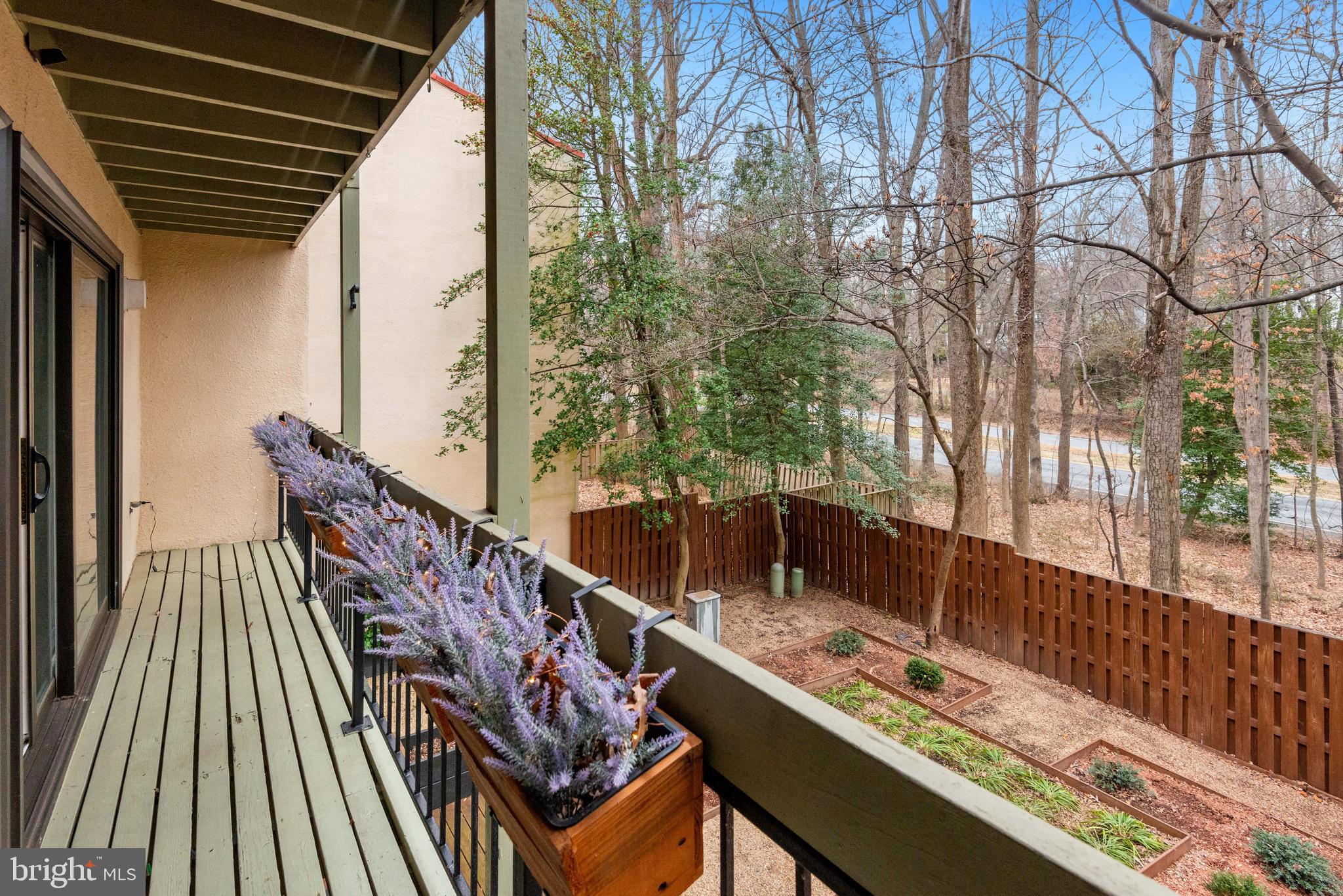 11642 Mediterranean Court Reston, VA 20190 - Photo 28 of 42 Rear balcony overlooking
LARGE fenced yard!