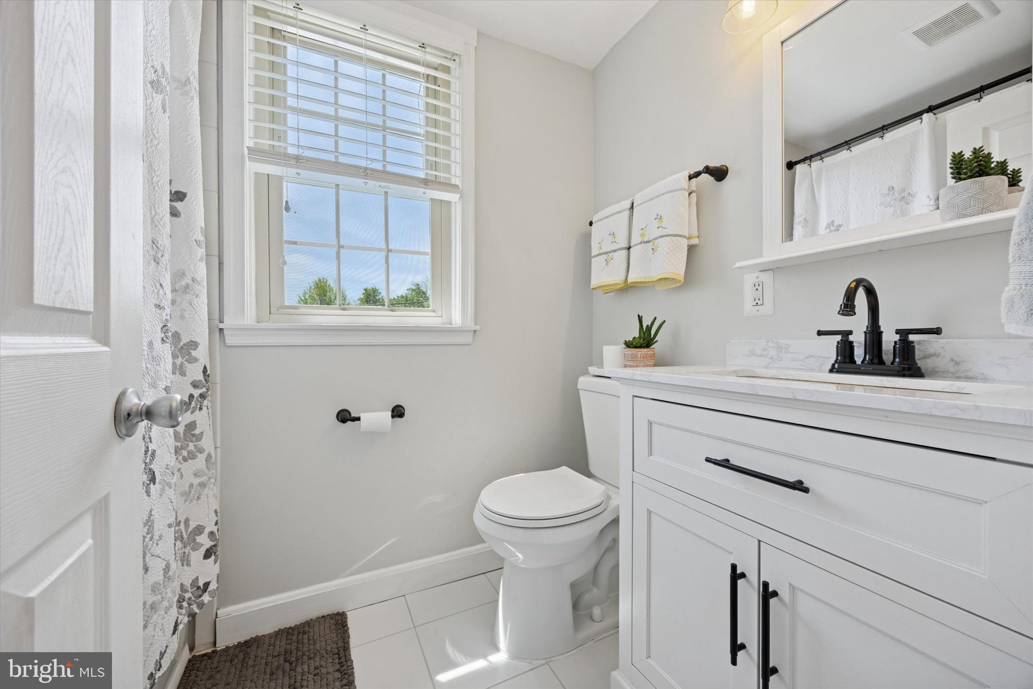 256 Ridgewood Road Springfield, PA 19064 - Photo 18 of 32 a bathroom with a sink a toilet and a mirror