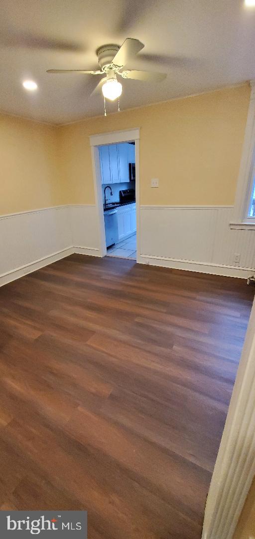 7220 Lamport Road Upper Darby, PA 19082 - Photo 5 of 14 a view of empty room with wooden floor
