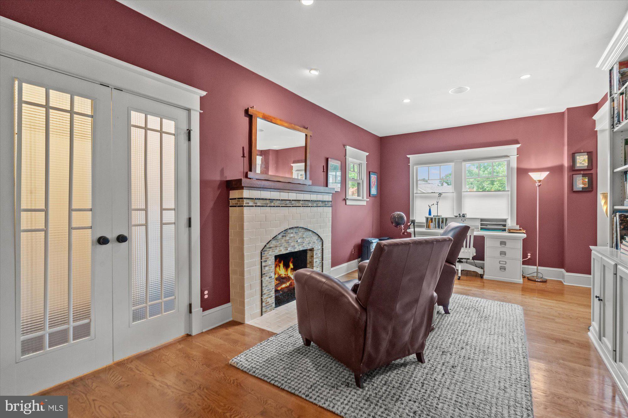 307 East Glebe Road Alexandria, VA 22305 - Photo 19 of 52 French doors leading to mudroom/powder room/garage