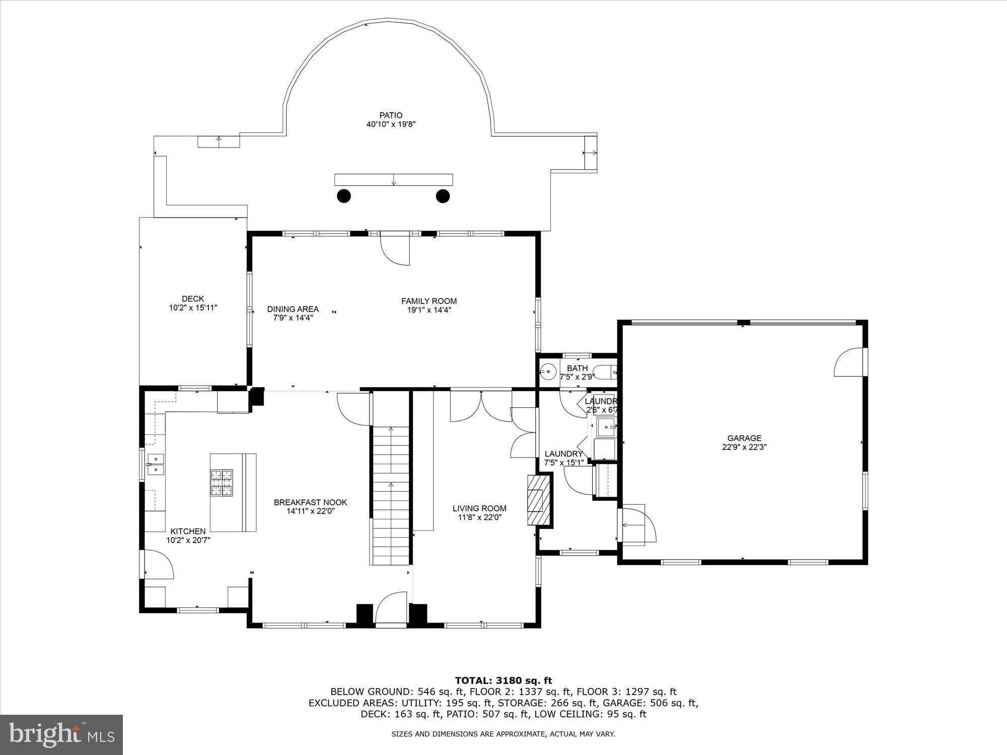 307 East Glebe Road Alexandria, VA 22305 - Photo 49 of 52 Main level floor plan