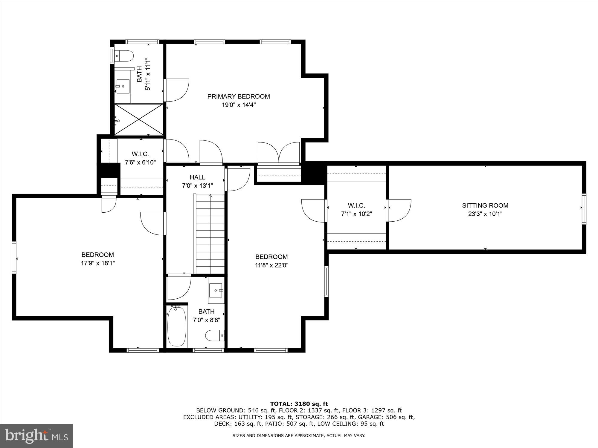 307 East Glebe Road Alexandria, VA 22305 - Photo 50 of 52 Upper level floor plan