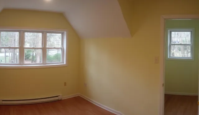 a view of a bathroom with a shower