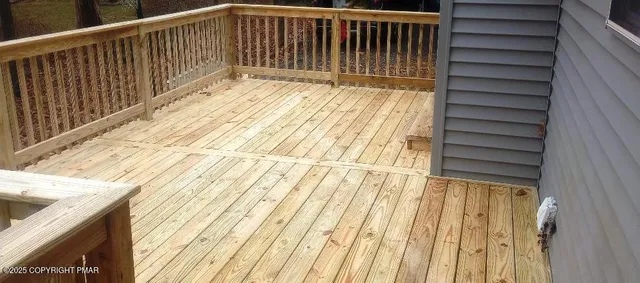 a view of a yard with large trees