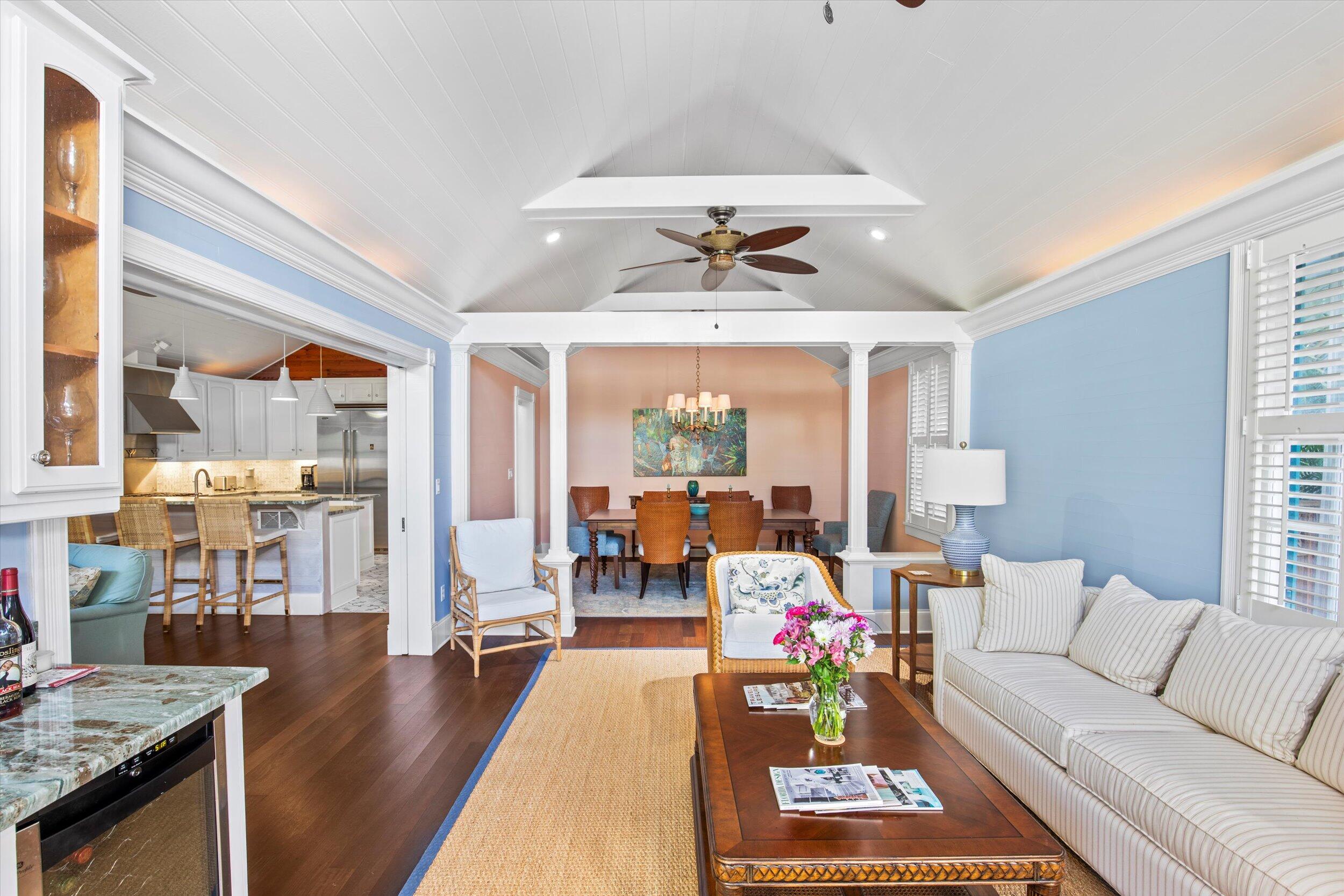 709 Eaton Street Key West, FL 33040 - Photo 3 of 37 a living room with furniture and a large window