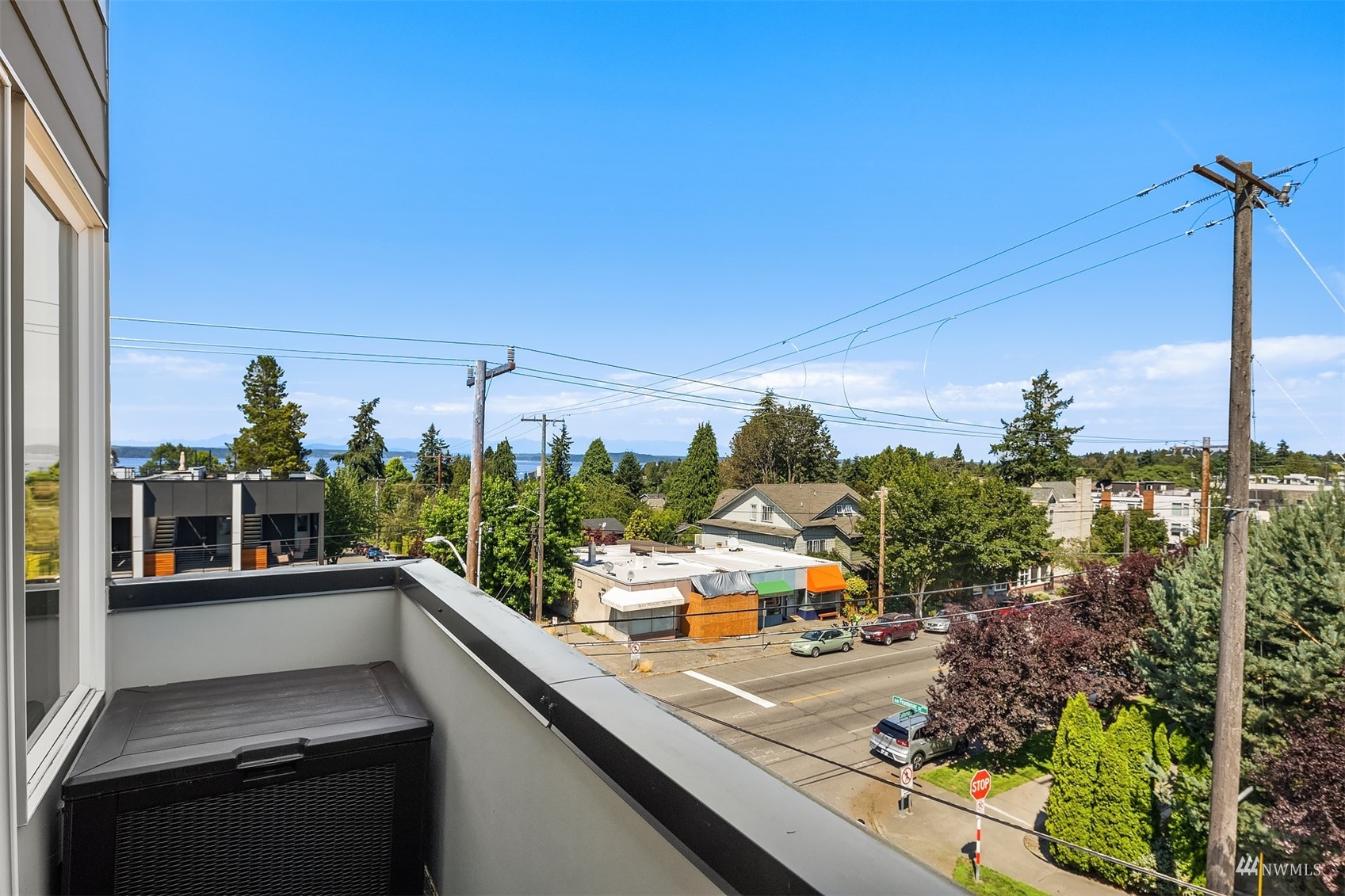 4209 Southwest Frontenac Street Seattle, WA 98136 - Photo 16 of 36 a view of a city from a balcony