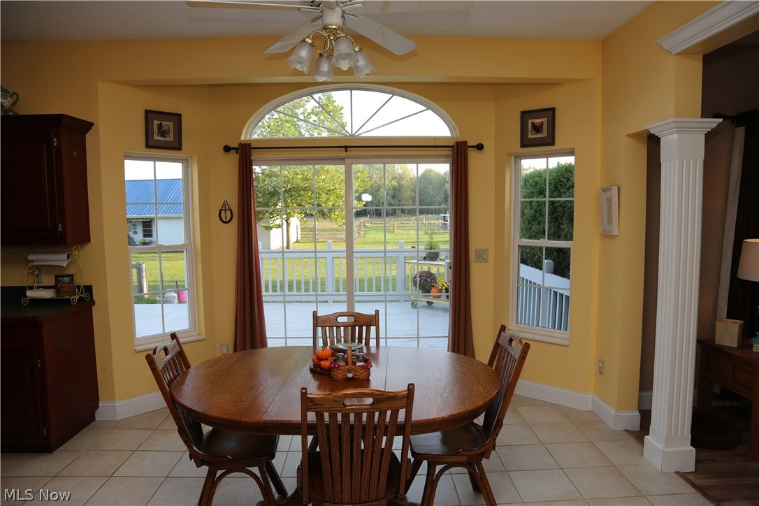 10834 Old Mill Road Spencer, OH 44275 - Photo 8 of 34 Eat-in area overlooks deck and back yard