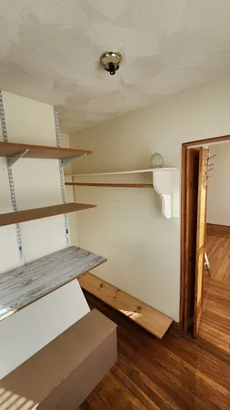 a view of a walk in closet