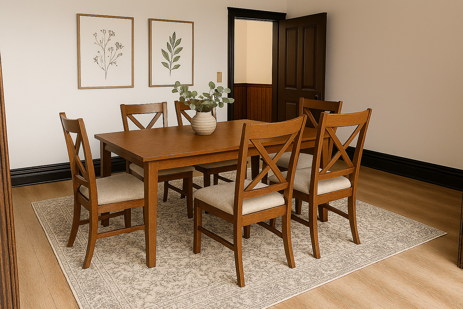 2150 North Halsted Street, Unit 3F Chicago, IL 60614 - Photo 4 of 16 a dining room with furniture and wooden floor