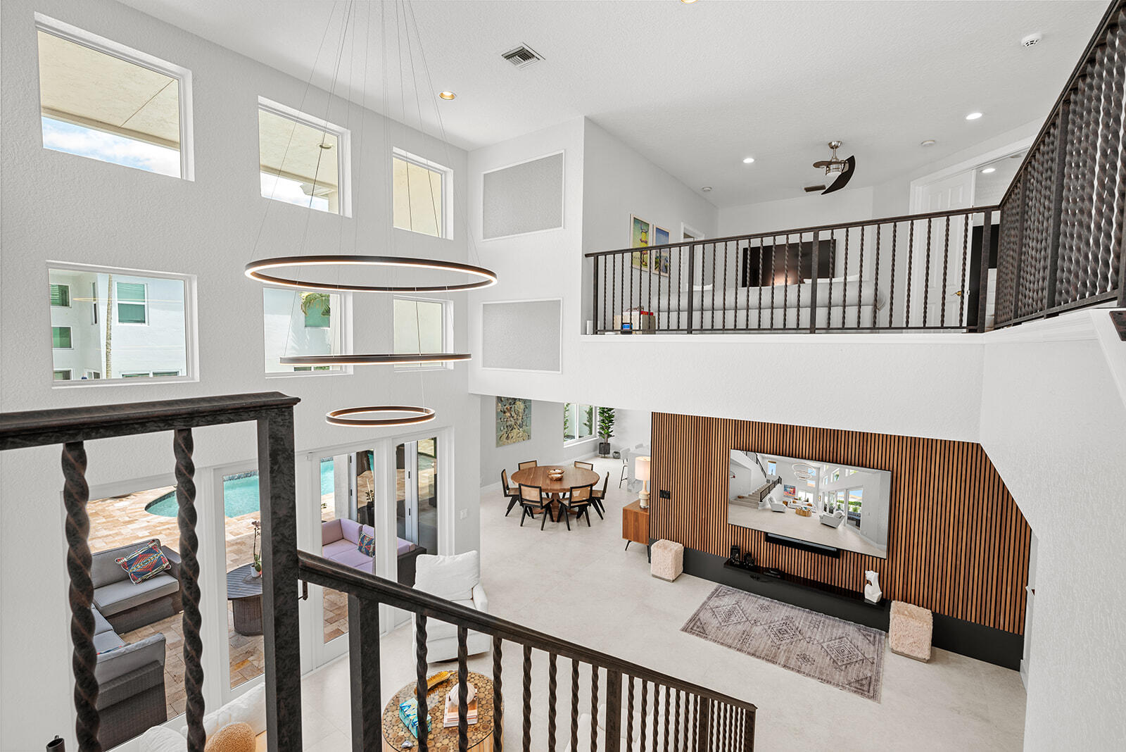 4267 Northwest 65th Place Boca Raton, FL 33496 - Photo 27 of 80 a view of a livingroom with furniture and fireplace